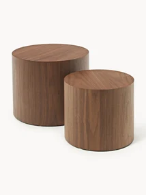 Salontafel Dan van hout, set van 2