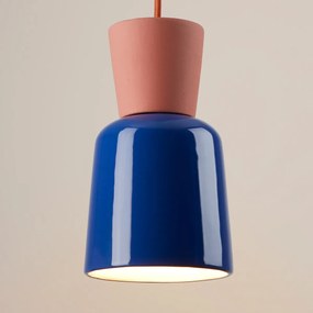 Gekleurde keramische hanglamp Ø 12 cm, Jimna