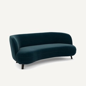 Bank in fluweel, Rosebury design E. Gallina