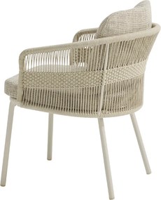 4 Seasons Outdoor Corfu tuinstoel Linnen Tuinstoel   beige weerbestendig
