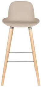 Zuiver Albert Kuip Barkruk - 75 Cm - Taupe