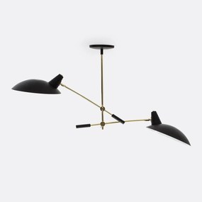 Dubbele hanglamp in metaal, Rosella