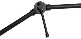 Moderne vloerlamp zwart verstelbaar - Editor