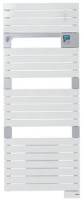 SAUTER Asama elektrische radiator 55x143.2cm connected met handdoekdroger 750watt Verticaal staal wit 233179