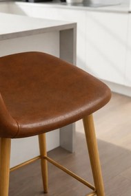 Teok Kunstlederen Kruk