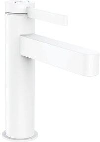 Hansgrohe Finoris wastafelkraan 110 met waste mat wit 76020700