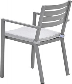 Garden Impressions Amarillo tuinstoel taupe - 4 stuks