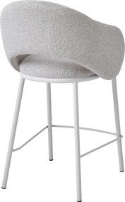 Moderne Barstoel Beige Met Armleuningen