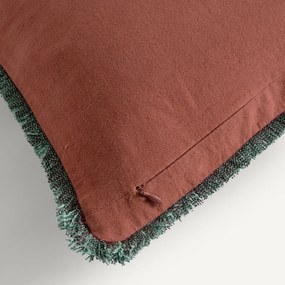 Geborduurde kussenhoes van linnen en katoen, SORINE