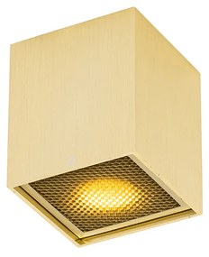 Design opbouwSpot / Opbouwspot / Plafondspot goud GU10 50mm - Qubo Honey Design GU10 vierkant Binnenverlichting Lamp