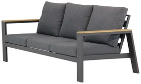Stoel en Bank Loungeset 5 personen Aluminium Grijs  Lifestyle Garden Furniture Marietta
