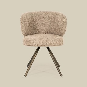 Eleonora Jayson Eetstoel Brons Frame Taupe