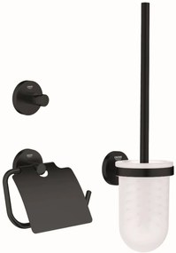 Grohe Start 3-in-1 accessoiresset voor toilet mat zwart