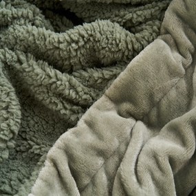 Plaid in fleece en sherpa, Maxine