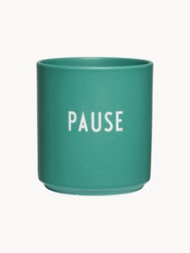 Design beker Favourite PAUSE met opschrift