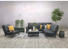 Garden Impressions Coba loungeset 4-delig - donker grijs