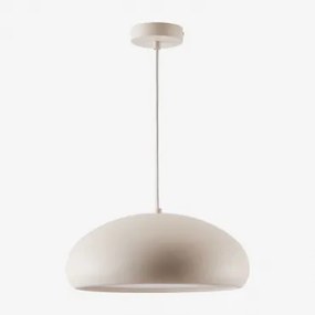 Hilma Hanglamp Van Ijzer Tapioca Beige - Sklum