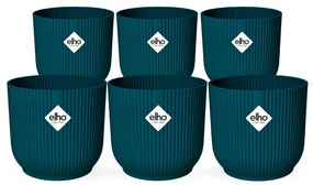 6x Pot elho Vibes Fold Round blauw
