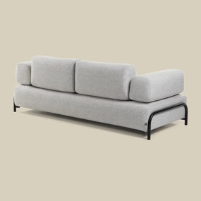 Kave Home Compo Stoffen 3-zits Bank Lichtgrijs