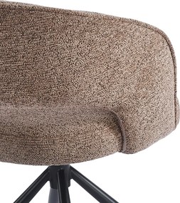 Eetkamerstoel Met Open Rugdetail Bruin