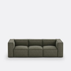 Modulaire bank, 3-zit, getextureerde stof, Seven