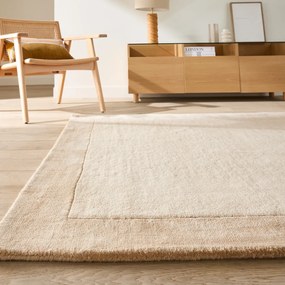 Vloerkleed in wol en viscose, Duoma