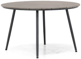 Dining Tuintafel   125 cm Aluminium/polywood Grijs  Matale