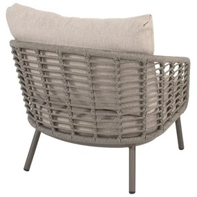 Taste by 4 Seasons Puglia loungestoel terre Loungestoel   bruin weerbestendig