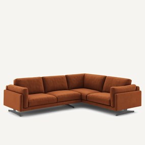 Hoekbank fluweel, César