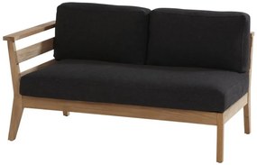 4 Seasons Outdoor | Polo Teak 2 seater bench right arm      houtkleur weerbestendig