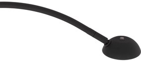 Goossens Verlichting Tbv Hoofdbord Light, Model h = black fix schotel (set van 2 stuks) led