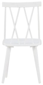 Jörn Eetkamerstoel - Lena - Wit - Rubberhout - Jörn