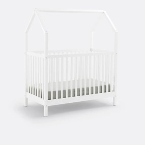 Hutbedje met spijlen van massief dennenhout, Spidou