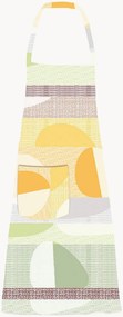 Jacquard schort Mille Galets Terre Cuite met acryl coating