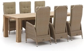Intenso Fabrizi/ROUGH-X 240cm dining tuinset 7-delig verstelbaar
