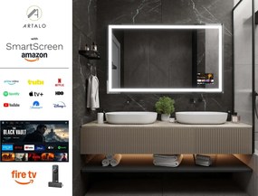 LED-spiegel in lijst voor de badkamer M7