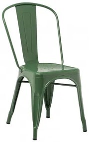 Set Van 4 Stapelbare Stoelen In Staal Lix Groen – Kool - Sklum