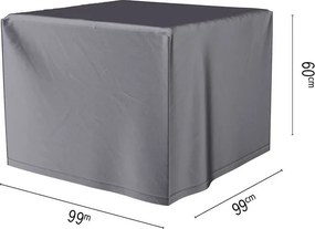 Platinum Aerocover vuurtafelhoes - Ademende hoes voor vuurtafels 99 x 99 x H60cm