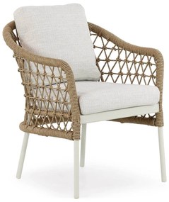 Tuinset 10 personen 400 cm Aluminium/wicker Taupe Coco Bali/Brighton