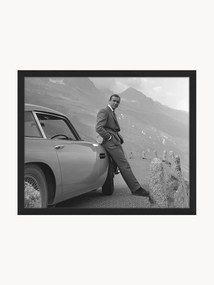 Ingelijste digitale print Sean Connery (James Bond)