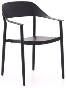 + 15% kassakorting | Dining tuinstoel | Bellagio Valli | Aluminium | Grijs | Stapelbaar | Kees Smit Tuinmeubelen