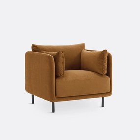 Fauteuil in fluweel, Victor