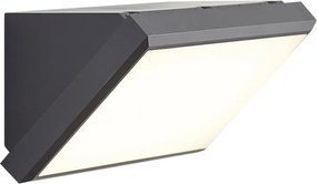 Moderne buiten wandlamp donkergrijs incl. LED IP65 - Marek
