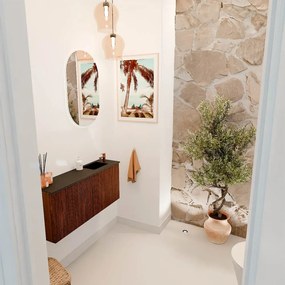 Mondiaz Joya 90cm toiletmeubel ruby met wastafel faye rechts 1 kraangat urban