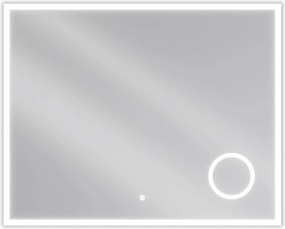Mexen Kala verlicht badkamerspiegel met cosmeticaspiegel 100 x 80 cm, LED 6000K, anti-condens - 9820-100-080-611-00