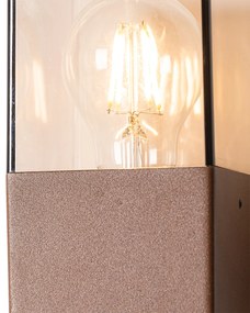 Industriële buiten wandlamp roestbruin IP44 - Denmark Industriele / Industrie / Industrial E27 IP44 Buitenverlichting