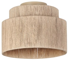 Japandi plafondlamp bruin met touw - Smille