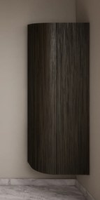 Gliss Design Alluro kolomkast 160cm met ronding links charcoal