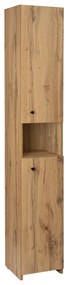 Plazan Basic kolomkast 30x180cm eiken