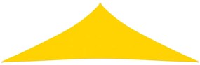 vidaXL Zonnescherm driehoekig 4x4x5,8 m oxford stof geel